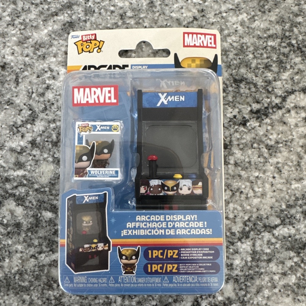 Marvel X-Men Funko Bitty Pop! Arcade NEW Wolverine #13
